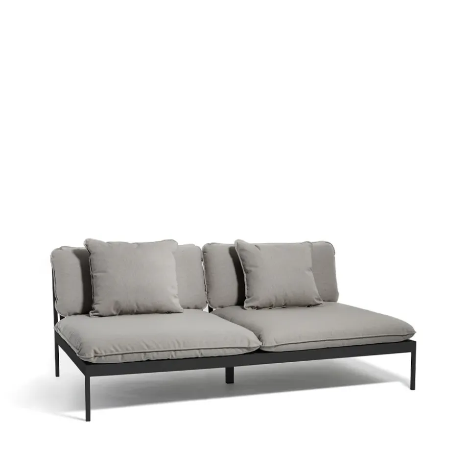 Skargaarden Garden Sofas & Garden Benches|Outdoor Lounge Furniture*Bönan modular sofa, Fiord 551 , 2-seat, d. grey aluminium frame Beige