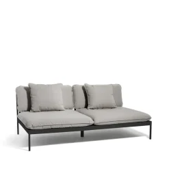 Skargaarden Garden Sofas & Garden Benches|Outdoor Lounge Furniture*Bönan modular sofa, Sunbrella Sling light , 2-seat, d. aluminium frame Grey