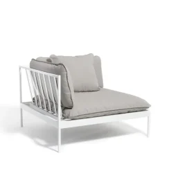 Skargaarden Garden Sofas & Garden Benches|Outdoor Lounge Furniture*Bönan modular sofa, Sunbrella Sling light , corner, l. aluminium frame Grey
