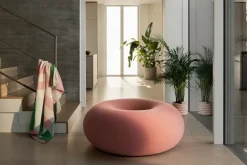 Hem Sitting Poufs*Boa pouf Ø114 cm, Cotton candy Pink