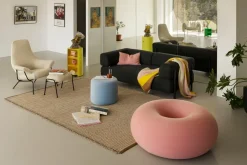Hem Sitting Poufs*Boa pouf Ø114 cm, Cotton candy Pink