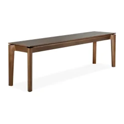 Ethnicraft Benches*Bok bench, Dark stained teak 166 cm Brown