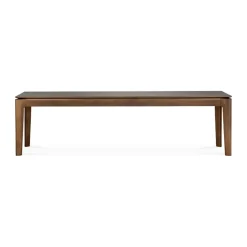 Ethnicraft Benches*Bok bench, Dark stained teak 166 cm Brown