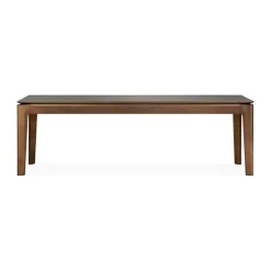 Ethnicraft Benches*Bok bench, Dark stained teak 146 cm Brown