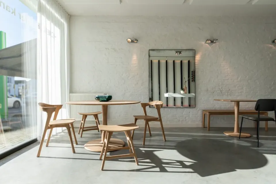 Ethnicraft Chairs*Bok Chair, Hardwax oiled oak Beige