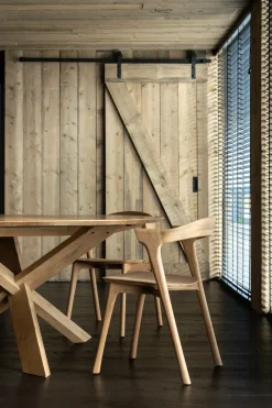 Ethnicraft Chairs*Bok Chair, Hardwax oiled oak Beige