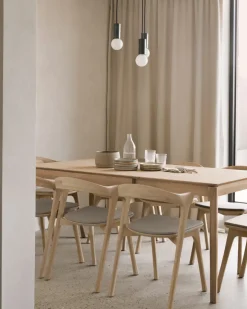 Ethnicraft Chairs*Bok Chair, Oak, warm grey Beige
