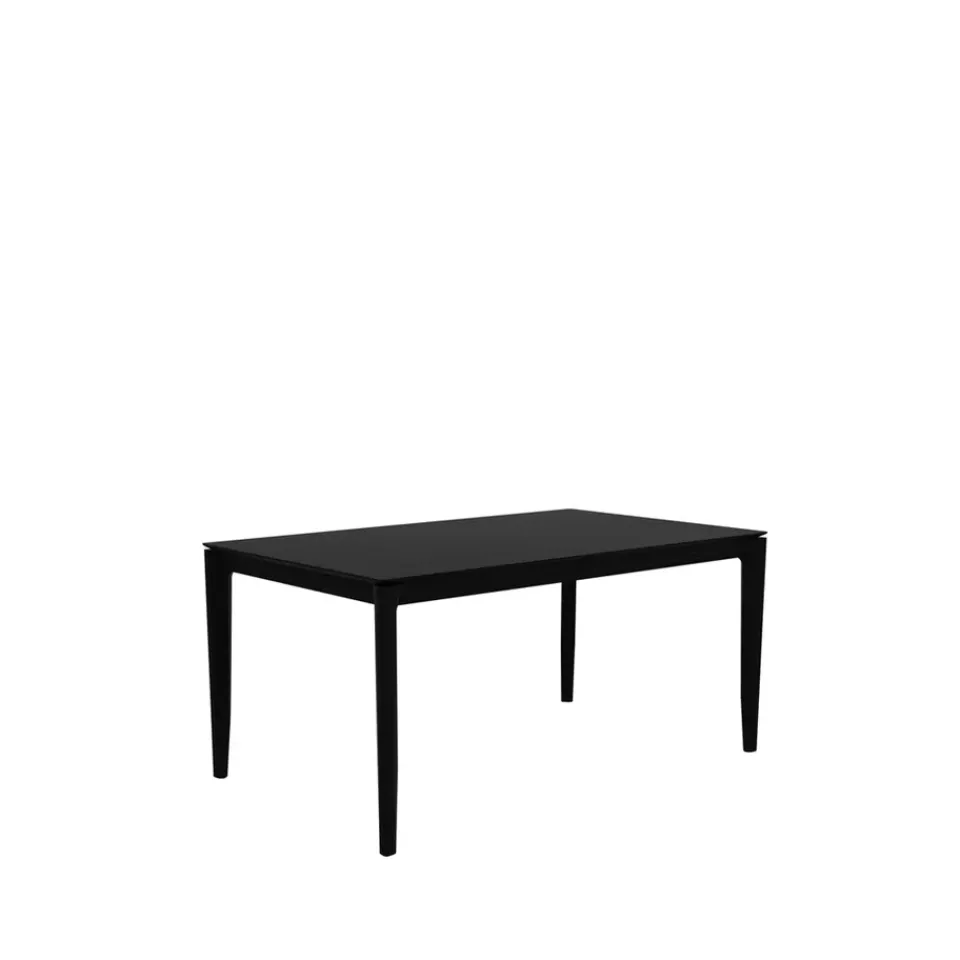 Ethnicraft Dining Tables*Bok dining table 160x80 cm, stained oak Black