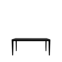Ethnicraft Dining Tables*Bok dining table 180x90 cm, stained oak Black