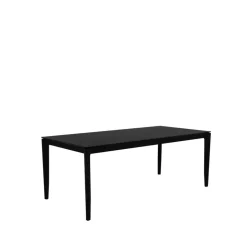 Ethnicraft Dining Tables*Bok dining table 200x95 cm, stained oak Black