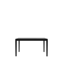 Ethnicraft Dining Tables*Bok dining table 140x80 cm, stained oak Black
