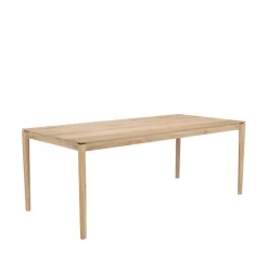 Ethnicraft Dining Tables*Bok dining table 220x95 cm, Hardwax oiled oak Beige