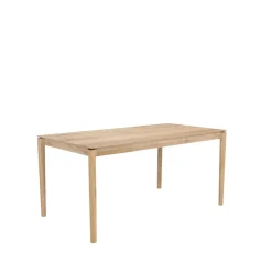 Ethnicraft Dining Tables*Bok dining table 160x80 cm, Hardwax oiled oak Beige