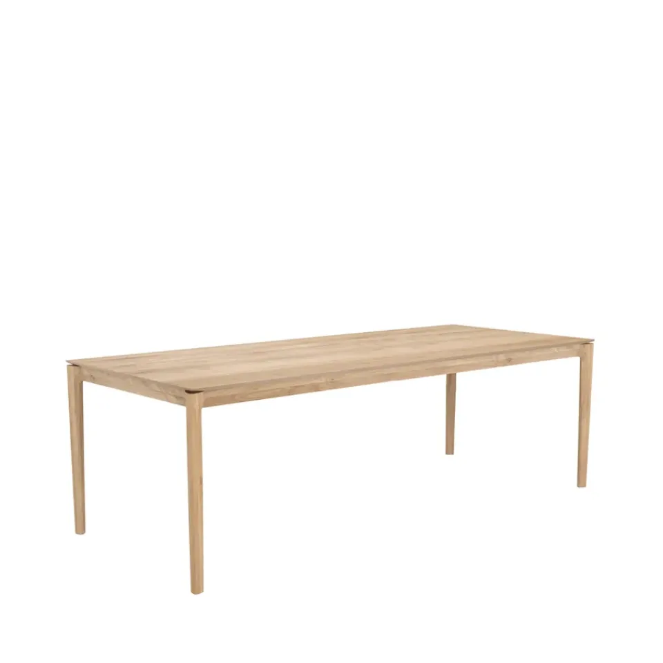 Ethnicraft Dining Tables*Bok dining table 240x100 cm, Hardwax oiled oak Beige