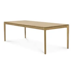 Ethnicraft Dining Tables*Bok dining table 200x95 cm, Hardwax oiled oak Beige