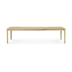 Ethnicraft Dining Tables*Bok dining table 200/300x100x76 cm, Hardwax oiled oak Brown