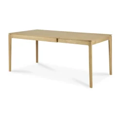 Ethnicraft Dining Tables*Bok extendable dining table 120x90 cm, Oak Beige