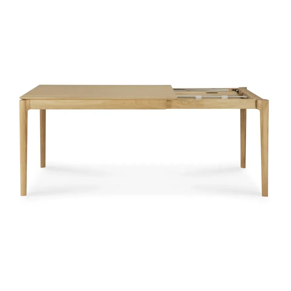 Ethnicraft Dining Tables*Bok extendable dining table 120x90 cm, Oak Beige