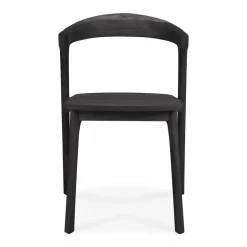 Ethnicraft Balcony Furniture*Bok outdoor chair, -stained teak Black