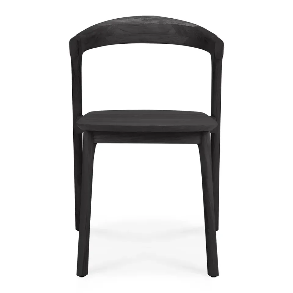Ethnicraft Balcony Furniture*Bok outdoor chair, -stained teak Black
