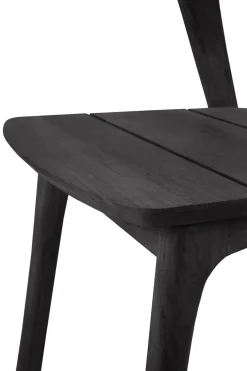 Ethnicraft Balcony Furniture*Bok outdoor chair, -stained teak Black