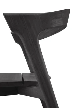 Ethnicraft Balcony Furniture*Bok outdoor chair, -stained teak Black