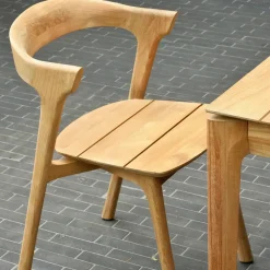 Ethnicraft Seating|Balcony Furniture*Bok outdoor chair, Untreated Brown