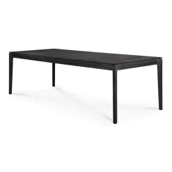 Ethnicraft Table For Outdoor Use*Bok outdoor dining table stained teak, 250x100 cm Black