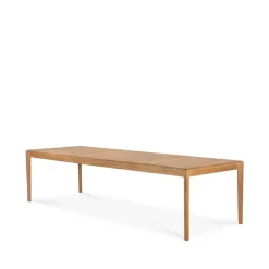 Ethnicraft Table For Outdoor Use*Bok outdoor dining table teak, 300x110 cm Brown