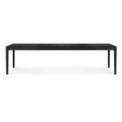 Ethnicraft Table For Outdoor Use*Bok outdoor dining table stained teak, 300x110 cm Black
