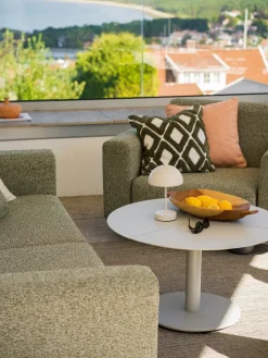 Brafab Garden Sofas & Garden Benches|Balcony Furniture*Bolster sofa, Anthracite-teddy verde, 2.5-seater Grey