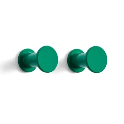 HAY Clothes Hooks & Hangers*Bolt hook 2-pack Ø2.8 cm, Green