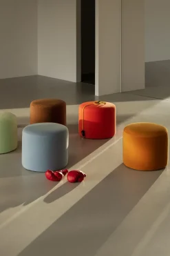 Hem Sitting Poufs*Bon pouf Ø50x41 cm, Sawdust Brown