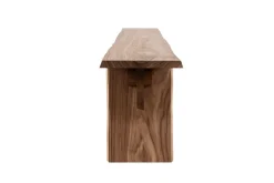 Hem Benches*Bookmatch bench 210 cm, Walnut Brown