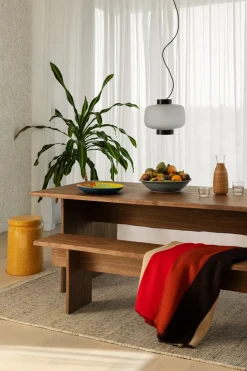 Hem Benches*Bookmatch bench 210 cm, Walnut Brown