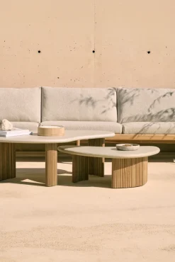 Ethnicraft Coffee Tables*Boomerang coffee table, Teak, 90x61 cm Brown