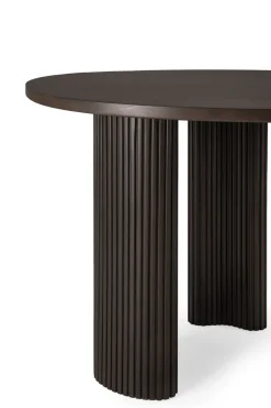 Ethnicraft Desks*Boomerang desk, Dark stained mahogany,160x83x76 cm Brown