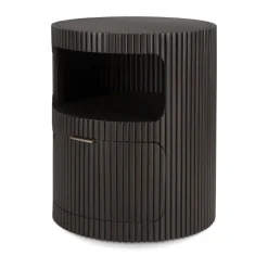 Ethnicraft Dressers & Drawer Units*Boomerang drawer unit, Dark mahogany, Ø45 cm Brown