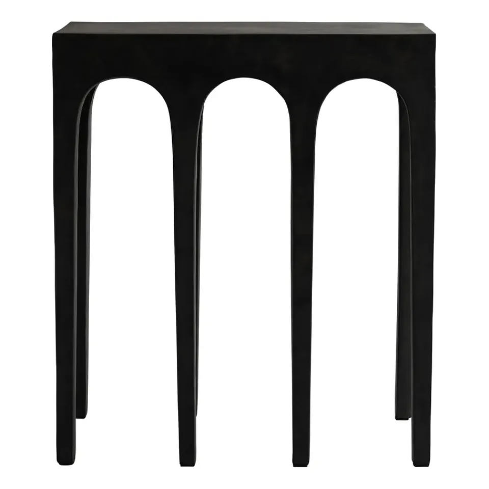 101 Copenhagen Side Tables*Bow Console table 70.5x80 cm, Coffee Brown