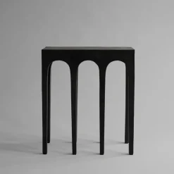 101 Copenhagen Side Tables*Bow Console table 70.5x80 cm, Coffee Brown