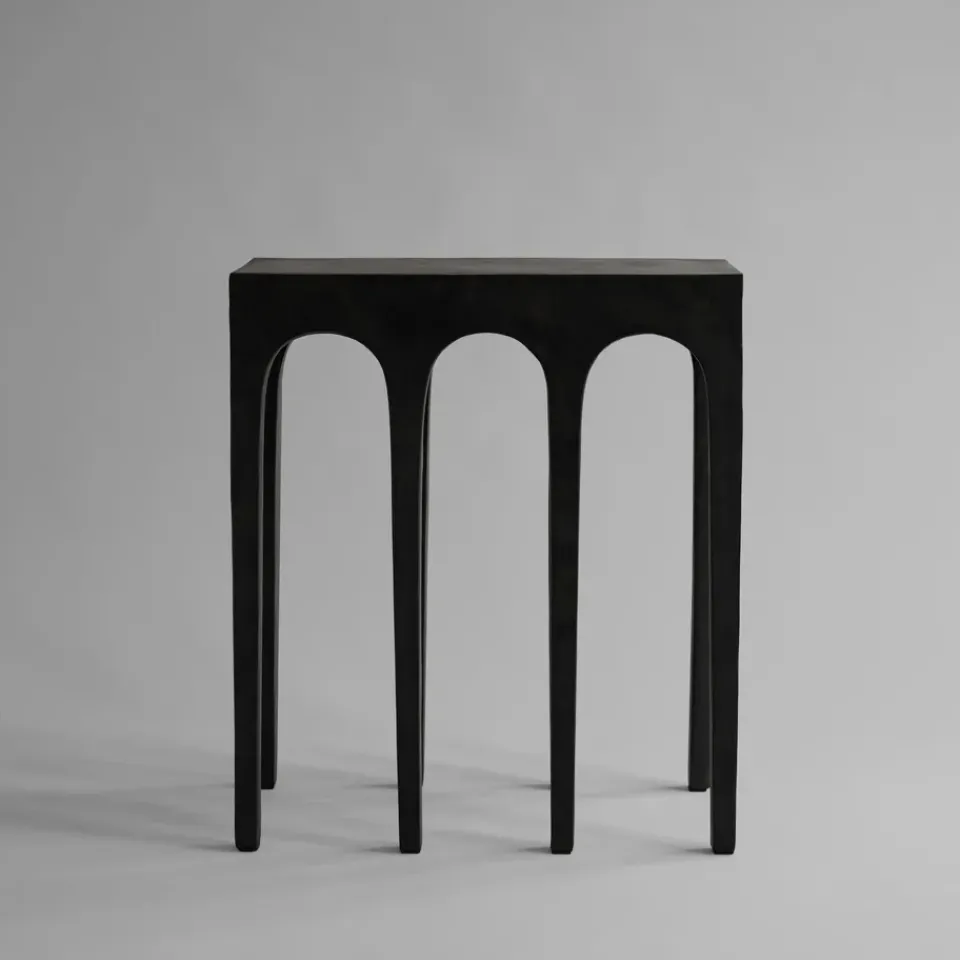 101 Copenhagen Side Tables*Bow Console table 70.5x80 cm, Coffee Brown