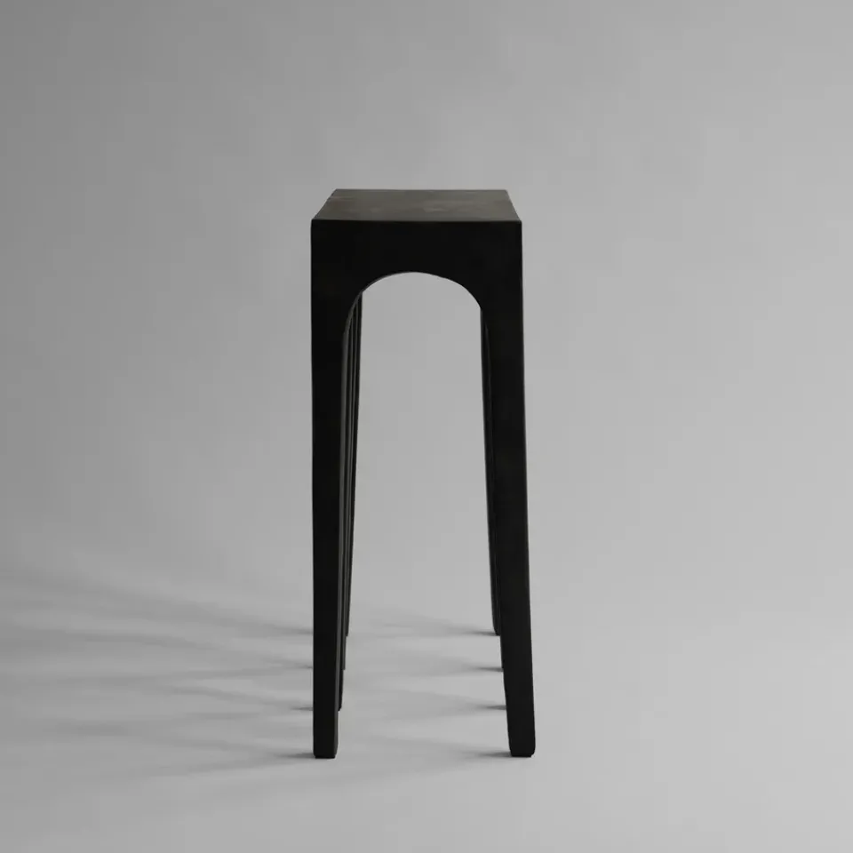101 Copenhagen Side Tables*Bow Console table 70.5x80 cm, Coffee Brown