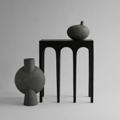 101 Copenhagen Side Tables*Bow Console table 70.5x80 cm, Coffee Brown