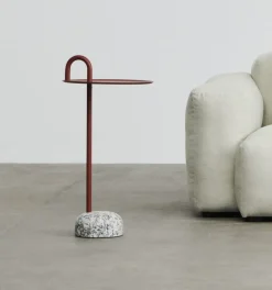 HAY Side Tables*Bowler side table, Tile -granite Red