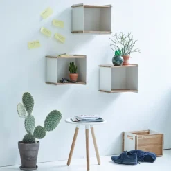 Cane-line Garden Details & Accessories*Box Wall Storage, Aqua, teak Blue