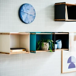 Cane-line Garden Details & Accessories*Box Wall Storage, Aqua, teak Blue