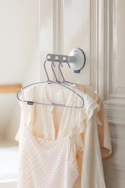 Brabantia Clothes Racks, Coat Stands & Hangers|Clothes Hooks & Hangers*hanger with suction cup, Light Grey