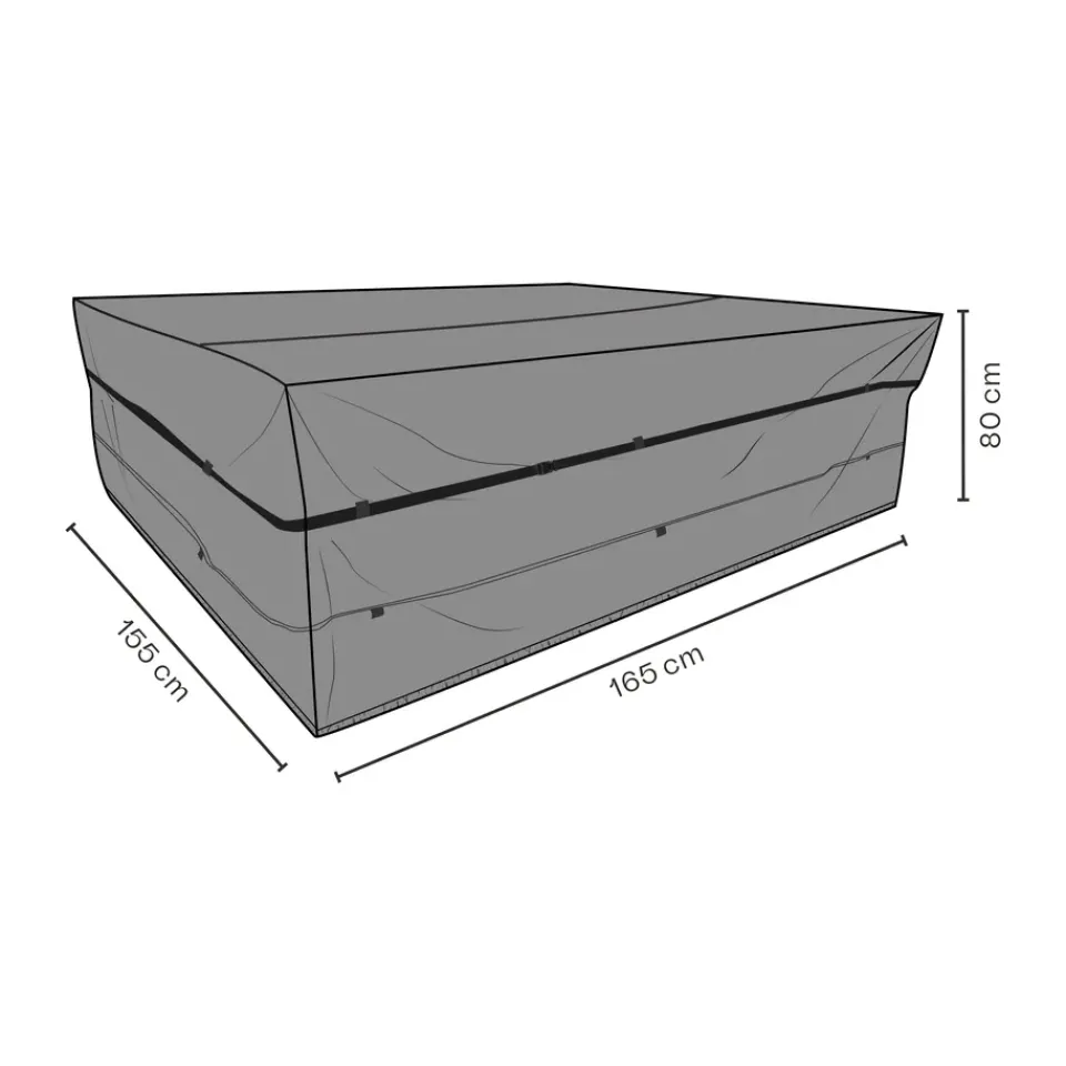 Brafab Garden Details & Accessories*furniture cover dining group, 165x155 cm Black