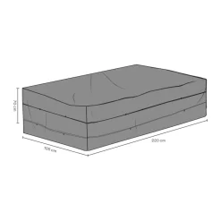 Brafab Garden Details & Accessories*furniture cover sofa, 220 cm Black