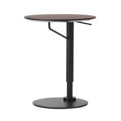 Audo Copenhagen Side Tables*Branch side table Ø45 cm, Dark stained oak Black
